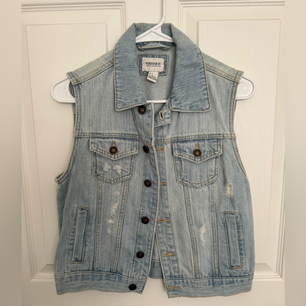 Forever 21 Denim Vest